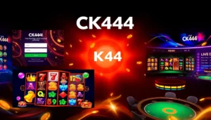 Effortless ck444 login process depicted through a modern user interface, featuring a clean login form on a bright gaming background.