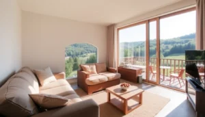 Attraktive Unterkunft Urlaub: Charmante Ferienwohnung mit Blick in den Thüringer Wald, ideal für Natur- und Outdoor-Liebhaber.