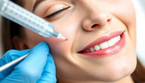 Botox Zürich treatment session showing expert administering injection for natural, youthful skin enhancement.