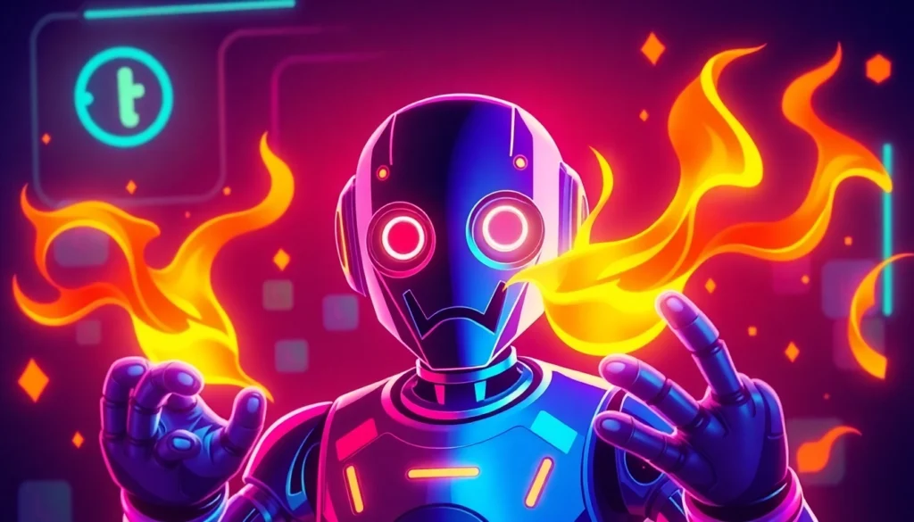 Engaging Spicy AI Chat interface showcasing vibrant visuals and lively conversation bubbles for immersive user experience