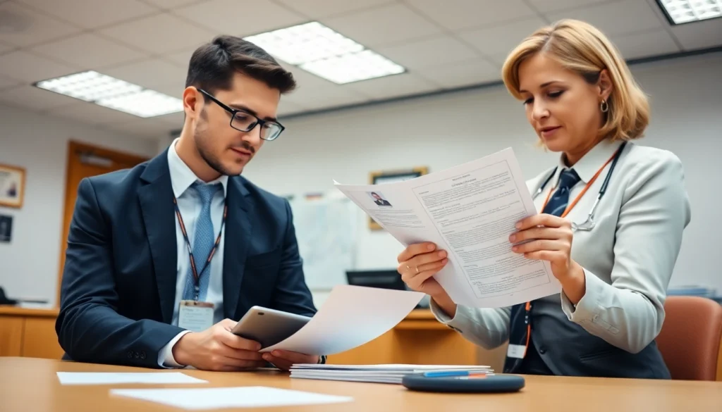 State Govt Jobs recruitment process showing an applicant filling forms in a professional