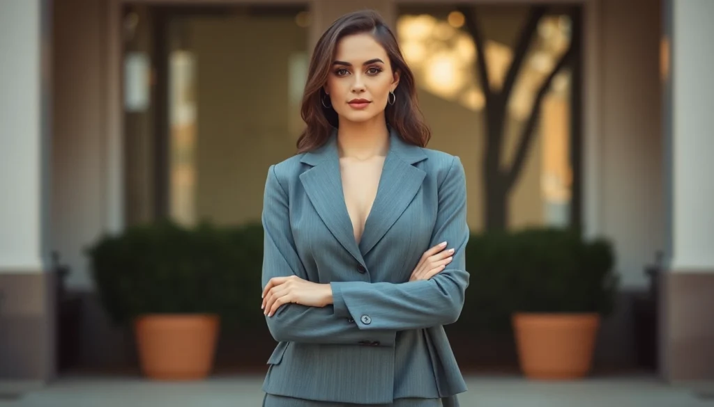 Professional profile showcasing confidence and elegance for easy booking