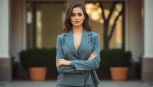 Professional profile showcasing confidence and elegance for easy booking
