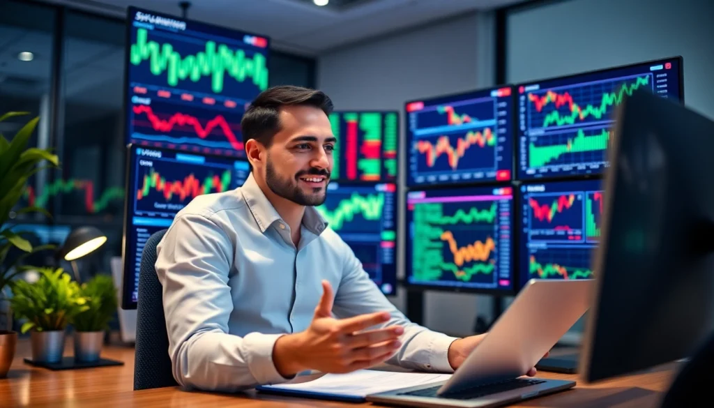 Comprehensive Stocks and Shares Reporting analysis by a financial expert in a modern workspace