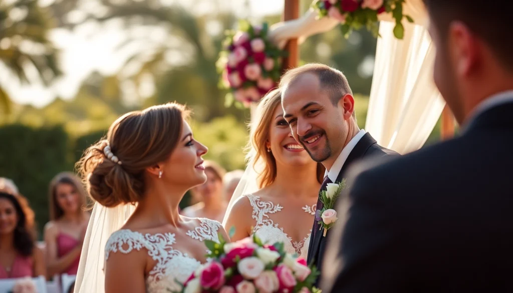 Skilled eskuvo fotos photographing a couple during an outdoor wedding ceremony capturing
